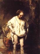 REMBRANDT Harmenszoon van Rijn A Woman Bathing in a Stream Germany oil painting artist